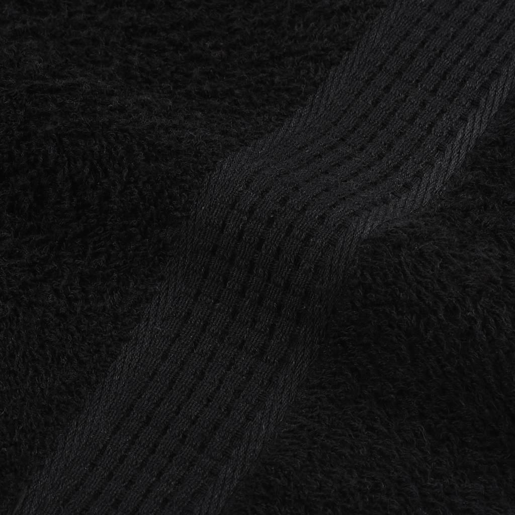 10 db FROGN vendégtörölköző fekete 30 x 50 cm 360 g/m²