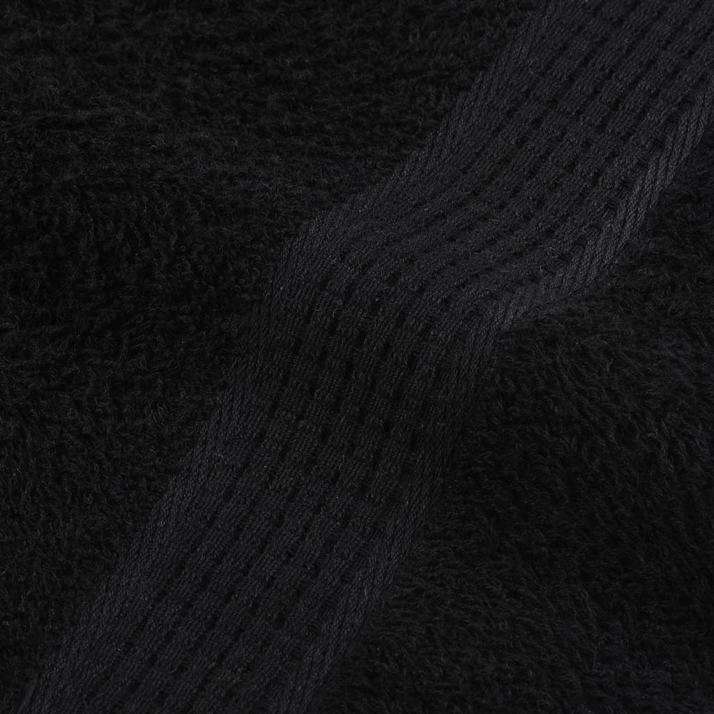 2 db FROGN mintás kéztörlő fekete 50 x 100 cm 360 g/m²