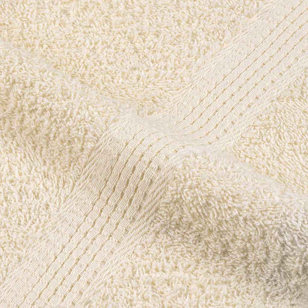 10 db krémszínű FROGN fürdőlepedő 100 x 150 cm 360 g/m²