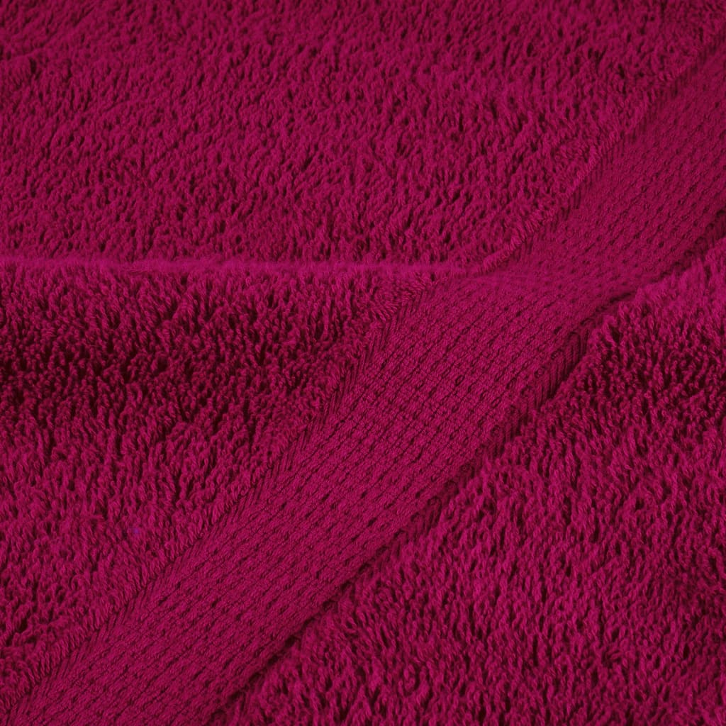 Premium zuhanytörölközők SOLUND 2 db Bordeaux 70x140 cm 600 gsm
