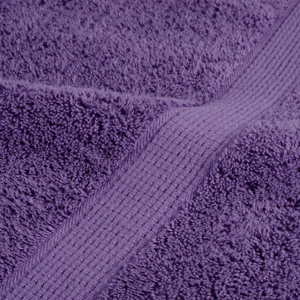 10 db prémium fürdőlepedő SOLUND lila 100 x 150 cm 600 g/m²