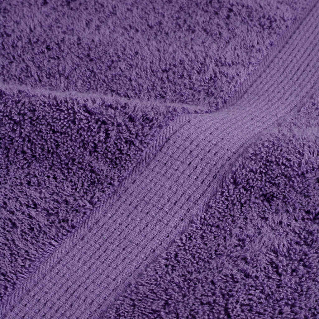 4 db prémium SOLUND törölköző lila 100 x 200 cm 600 g/m²