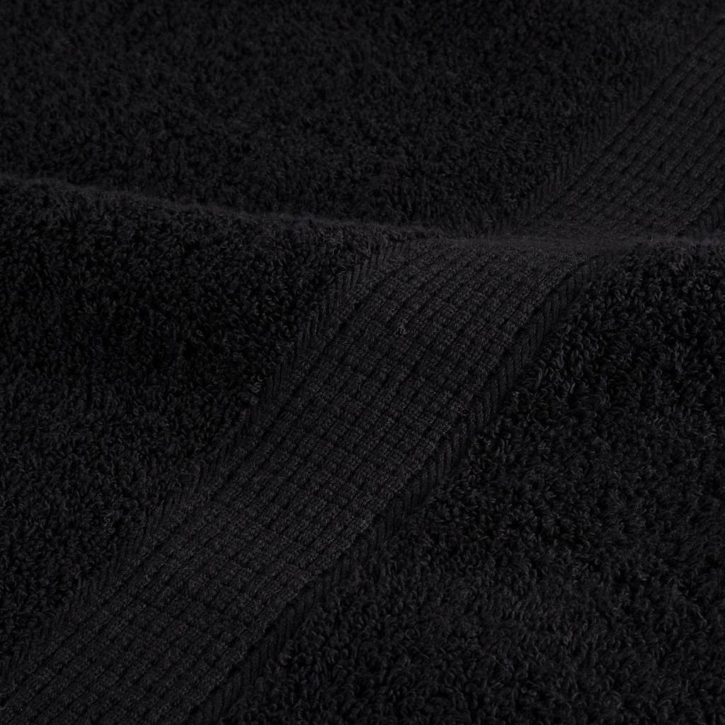 2 db prémium törölköző SOLUND fekete 100 x 200 cm 600 g/m²