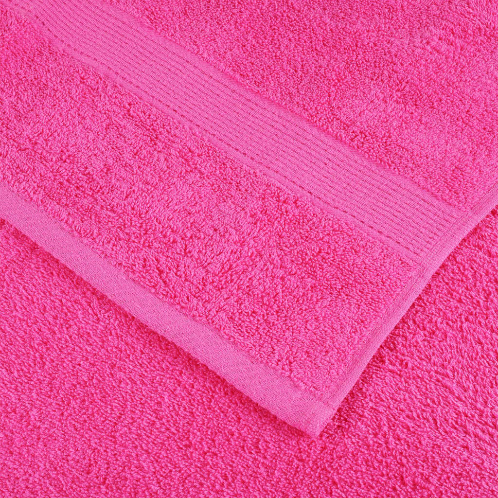 Premium zuhanytörölközők SOLUND 10 db Pink 70x140 cm 600 gsm
