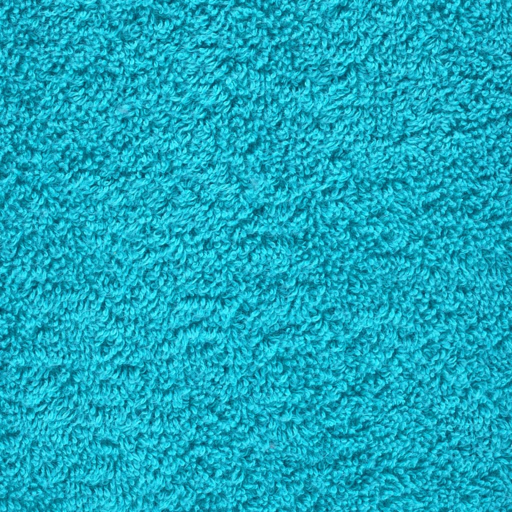 12 db prémium törölközőgarnitúra SOLUND türkizkék 600 g/m²