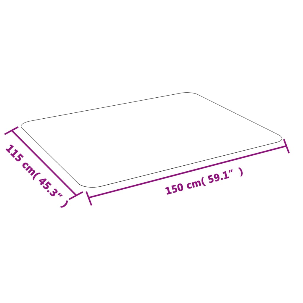 PVC lábtörlő laminált padlóhoz vagy szőnyeghez 150x115 cm