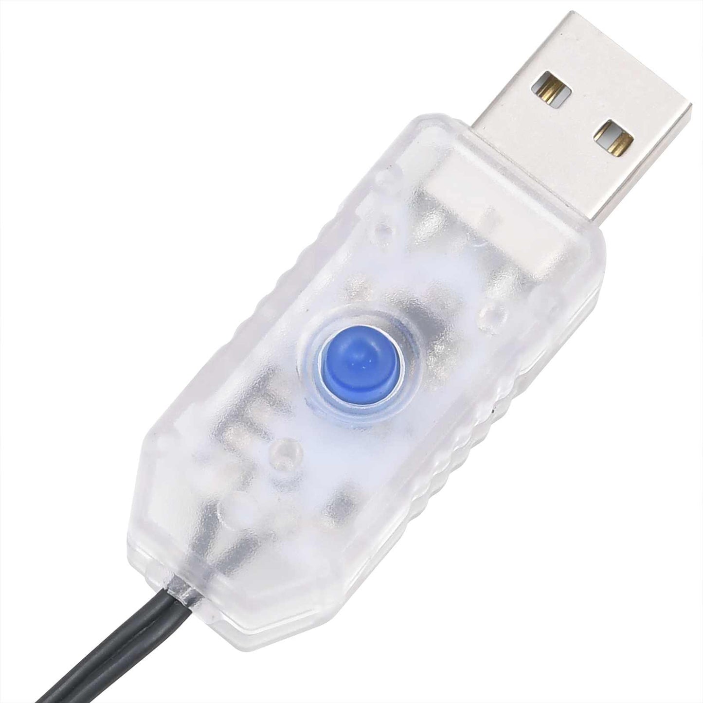 Mű karácsonyfa 300 LED-del Fehér 270 cm PVC és fém