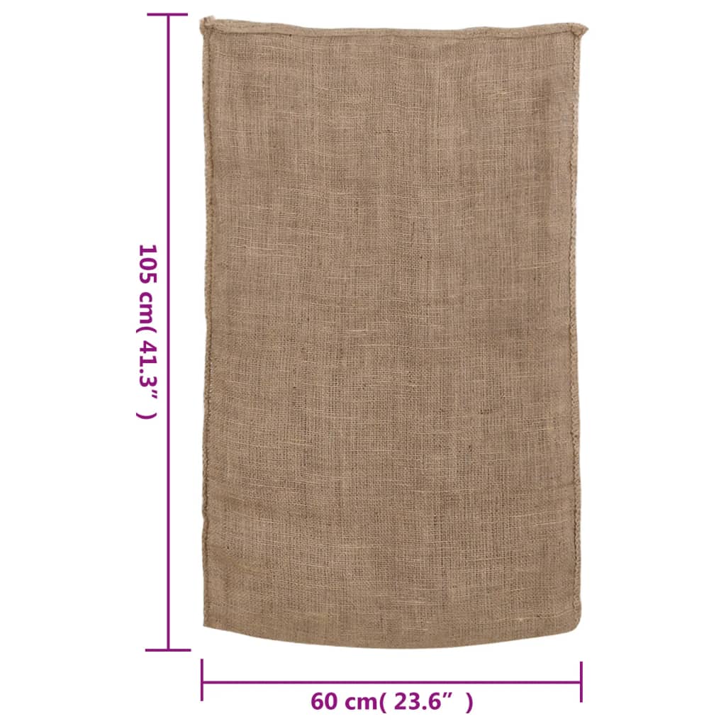 10 db jutazsák 60 x 105 cm 100% juta 220 gsm