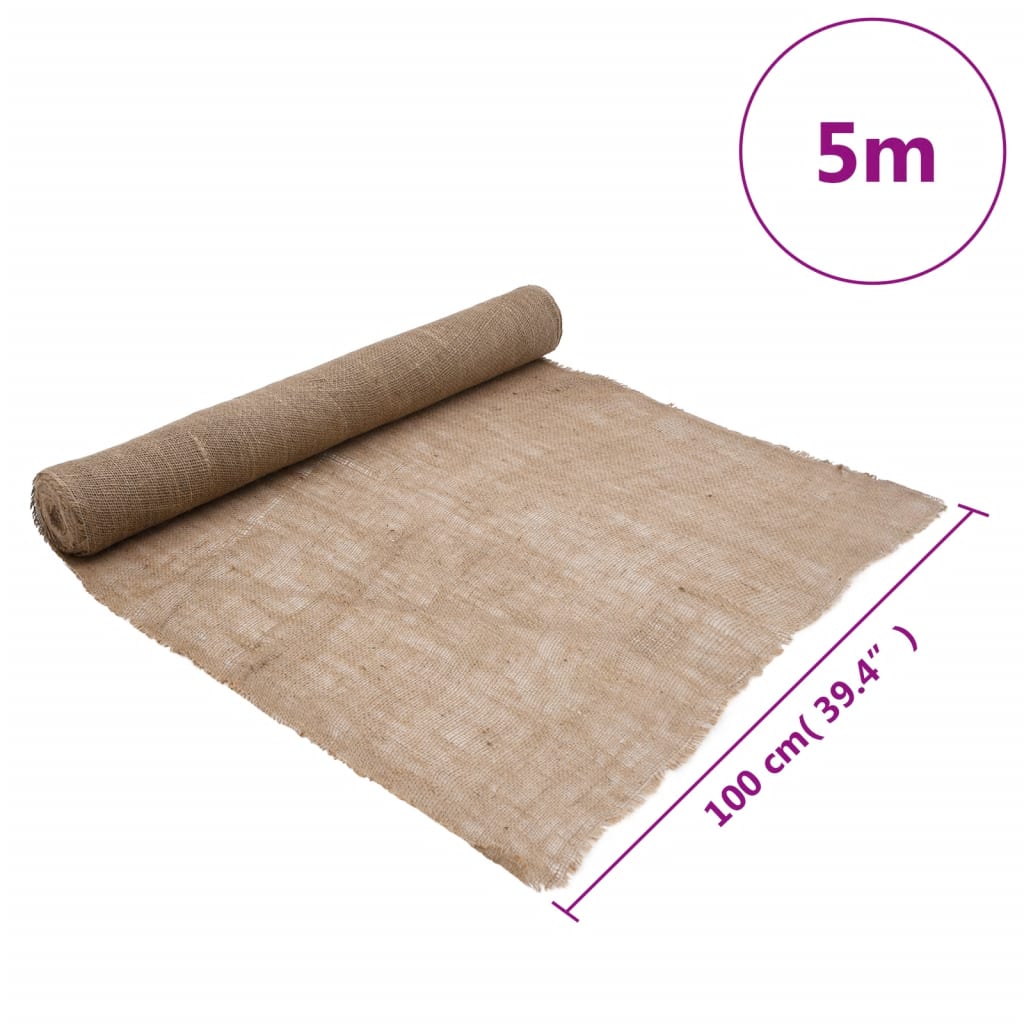 juta tekercs 1 x 5 m 100% juta 200 g/m²