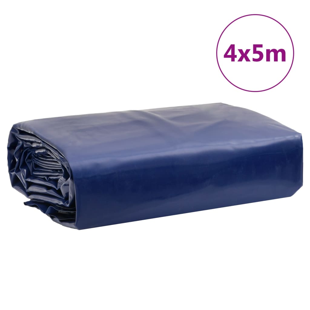 kék ponyva 4 x 5 m 650 g/m²