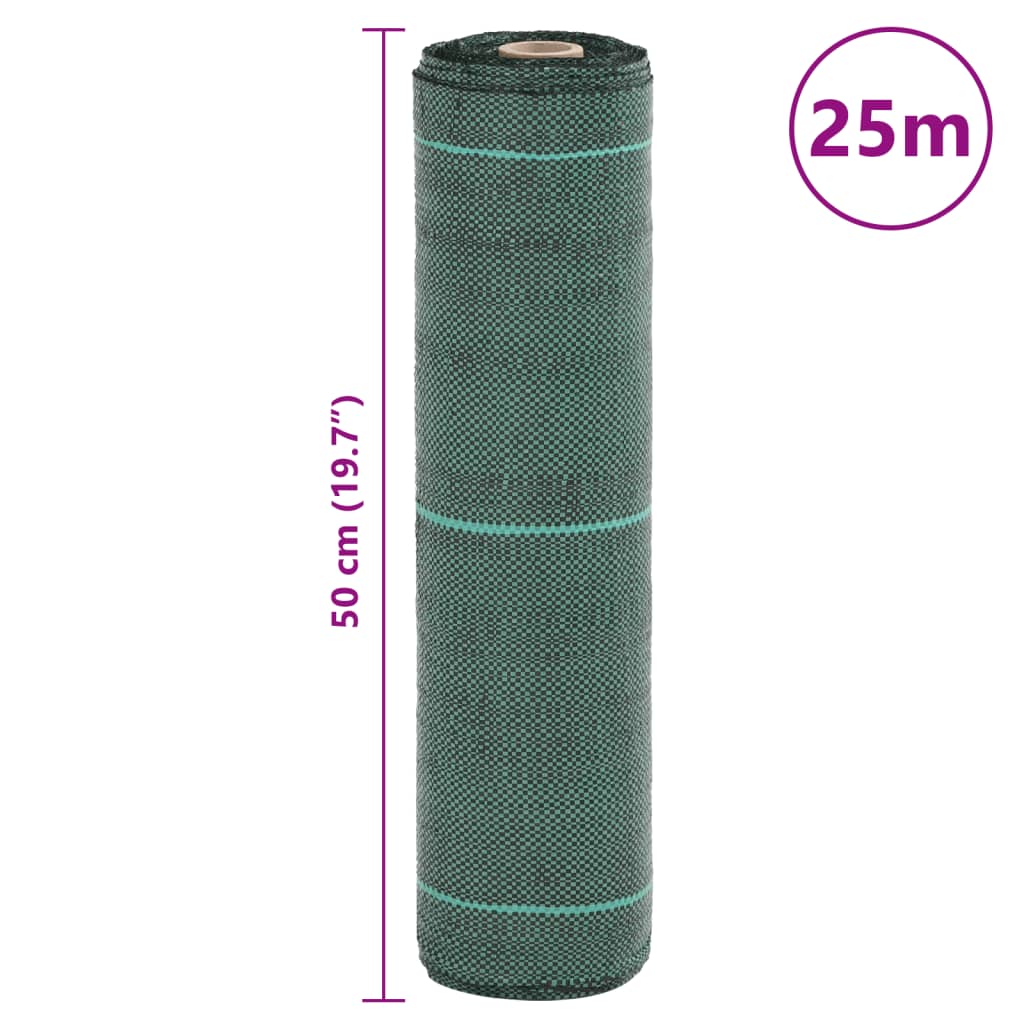 zöld PP talajtakaró membrán 0,5x25 m