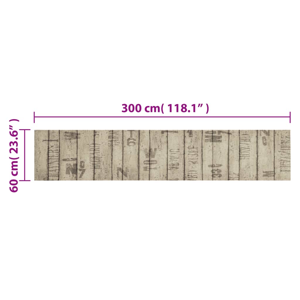 mosható kerítésmintás bársony konyhaszőnyeg 60 x 300 cm