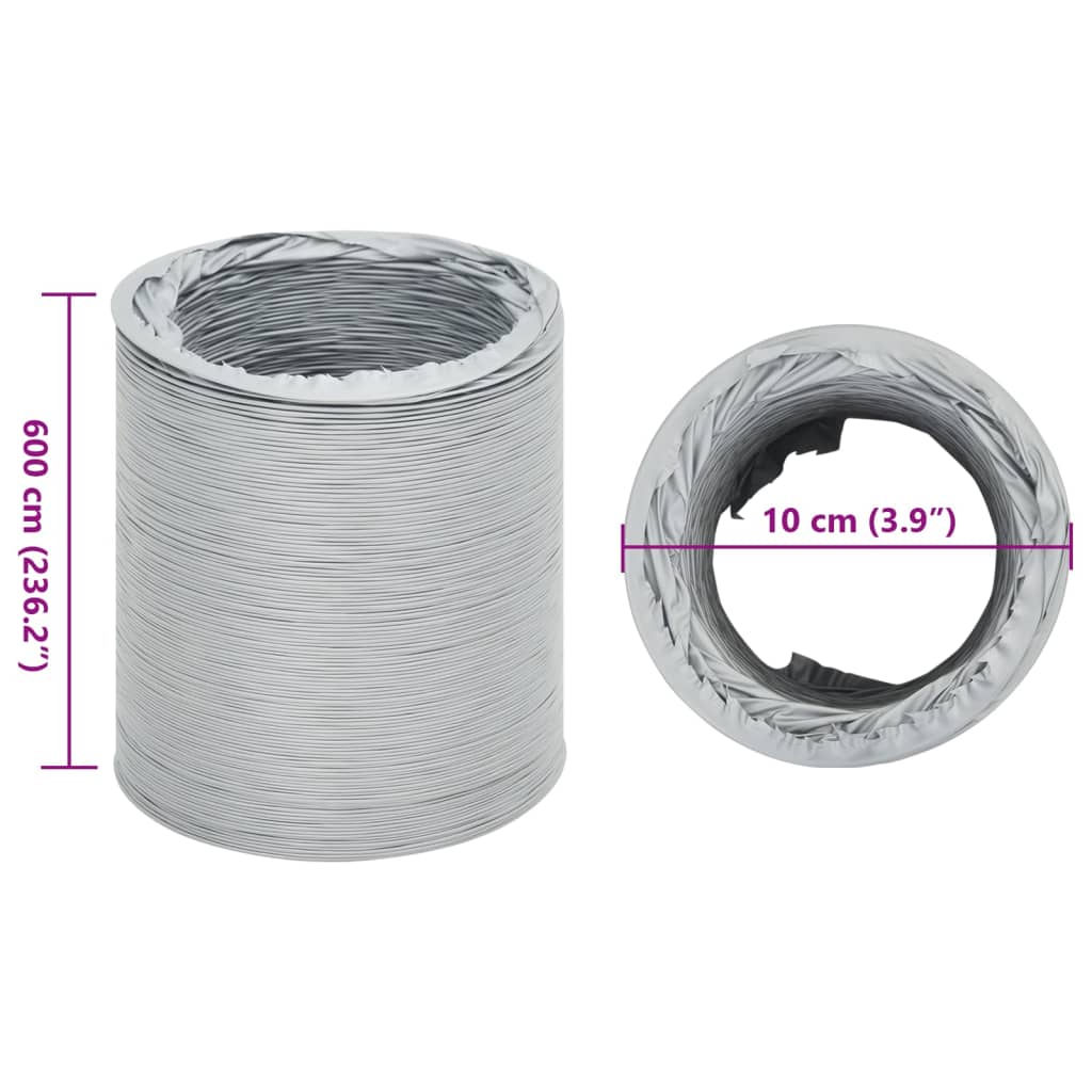 PVC elszívócső 6 m Ø10 cm