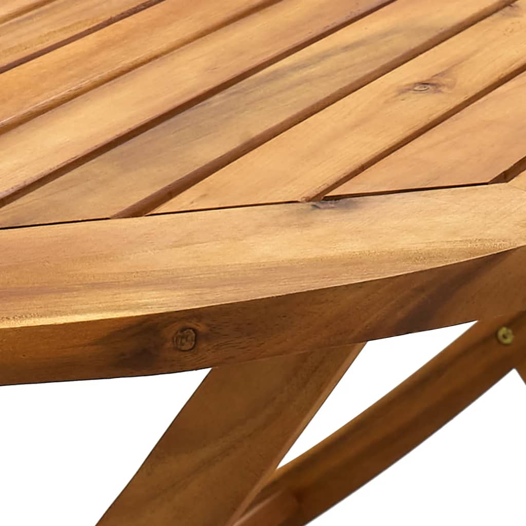 7 részes szürke polipropilén és tömör fa kerti étkezőgarnitúra