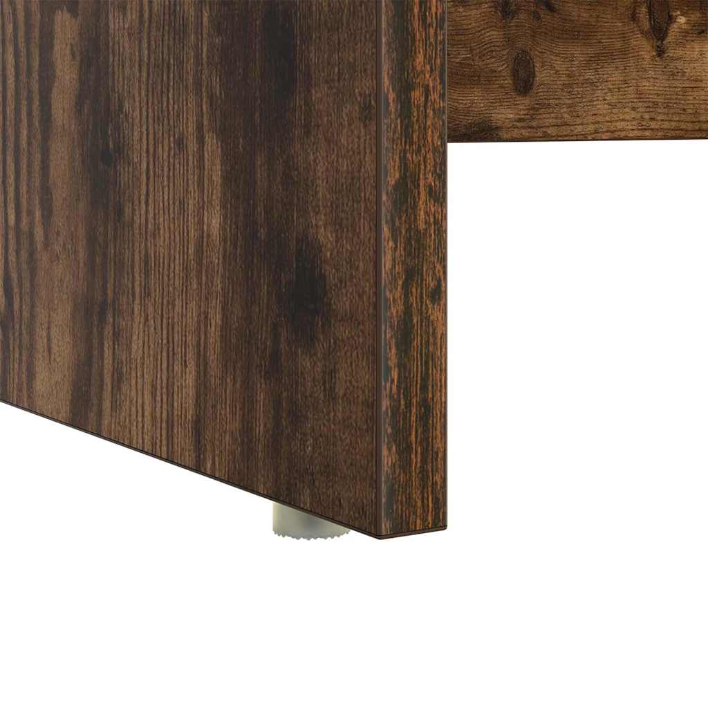 Asztal Füstölt tölgy Szerelt Fa 120,5 x 44 x 88,5 cm