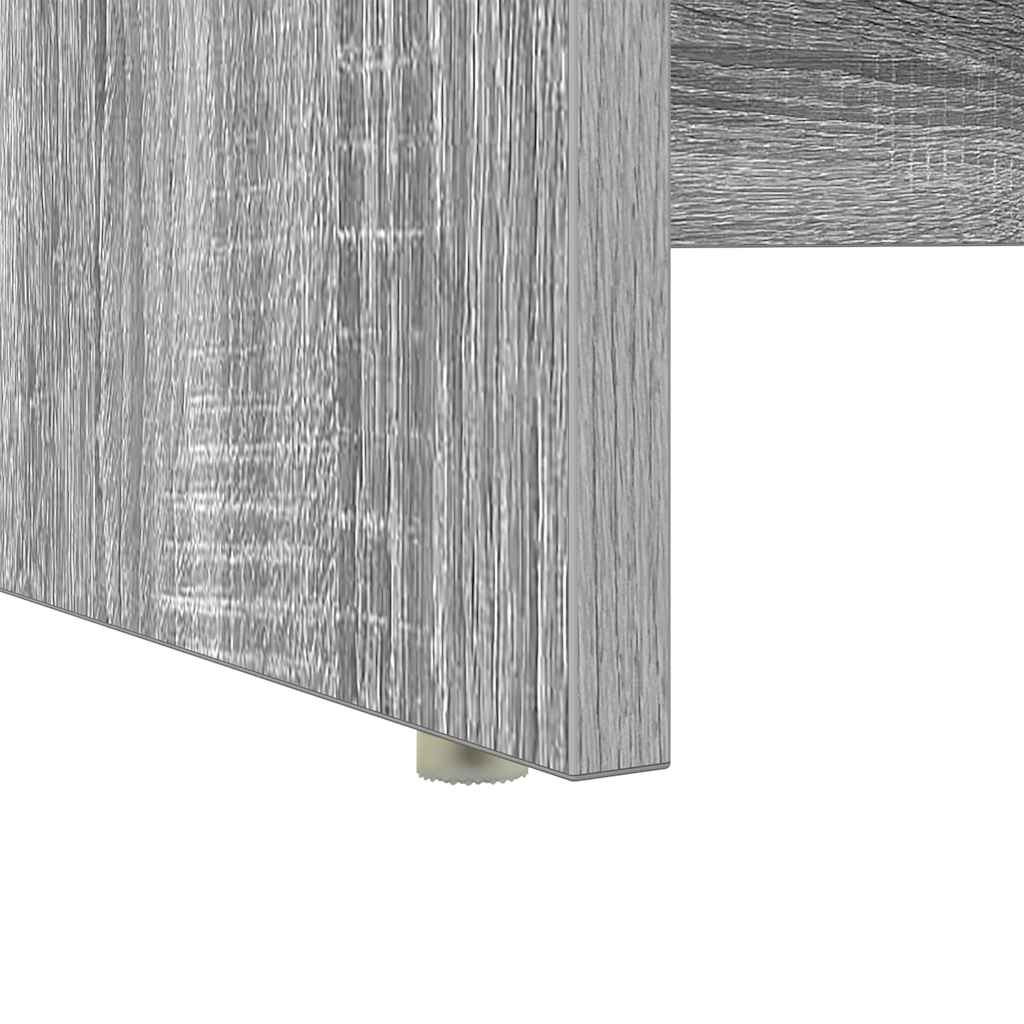 Asztal Szürke Sonoma Szerelt Fa 120,5 x 44 x 88,5 cm