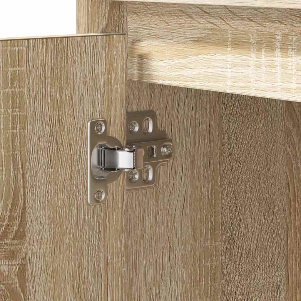 Éjjeliszekrény 2 db Sonoma tölgy 50 x 34,5 x 50 cm Szerelt fa