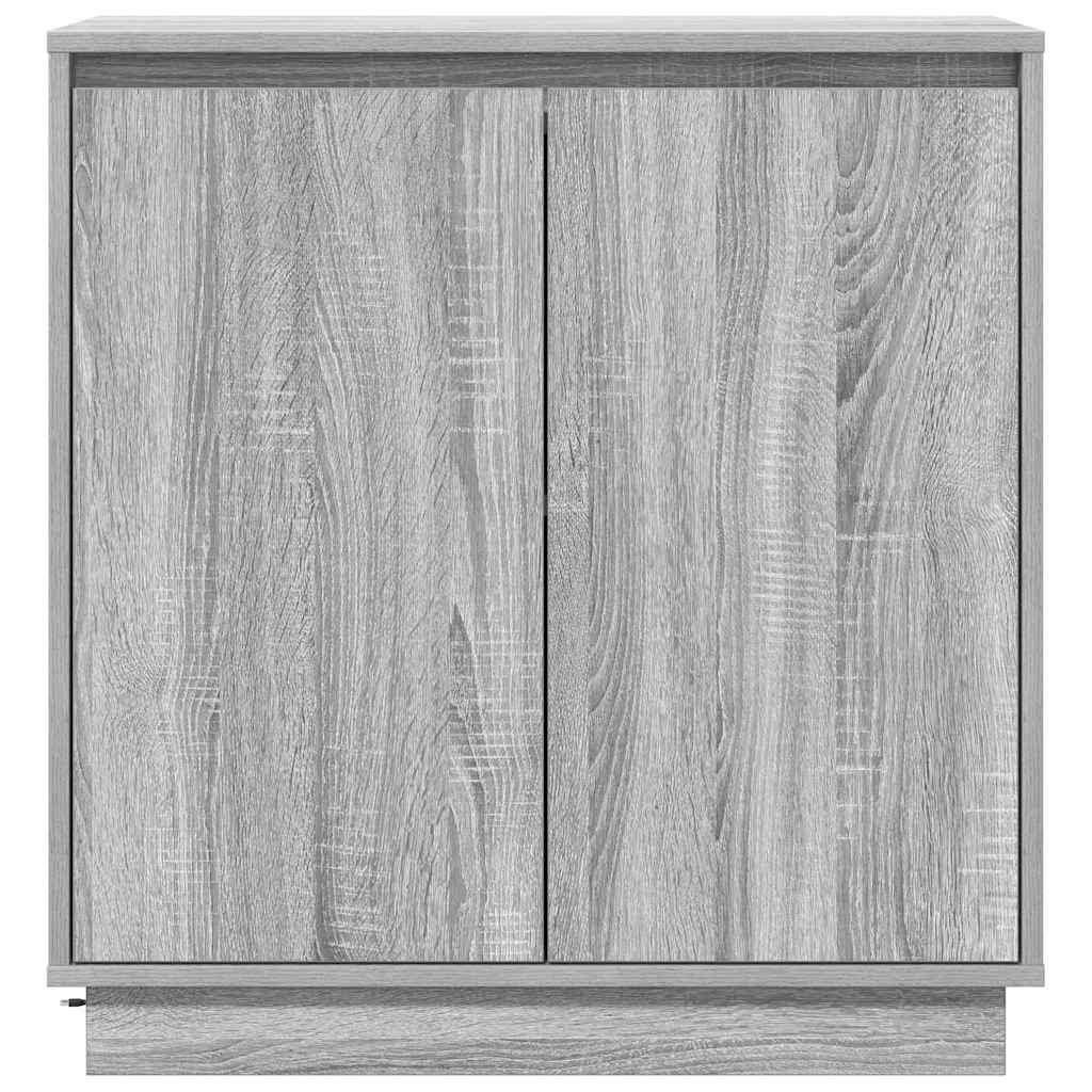 LED tálaló Szürke Sonoma 71 x 34,5 x 75 cm Szerelt Fa