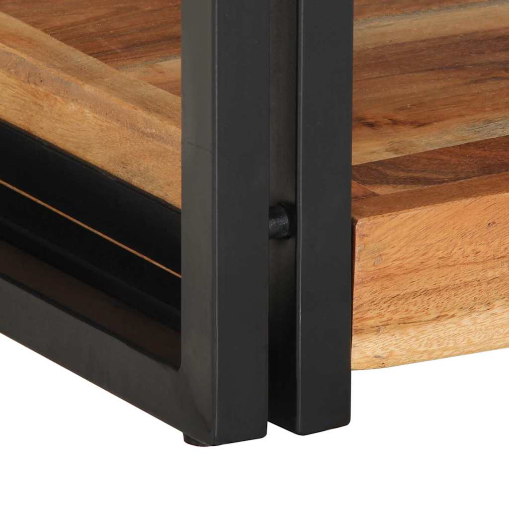 Éjjeliszekrény fiókkal 2 pcs Barna 40 x 35 x 50 cm Tömör Akácfa