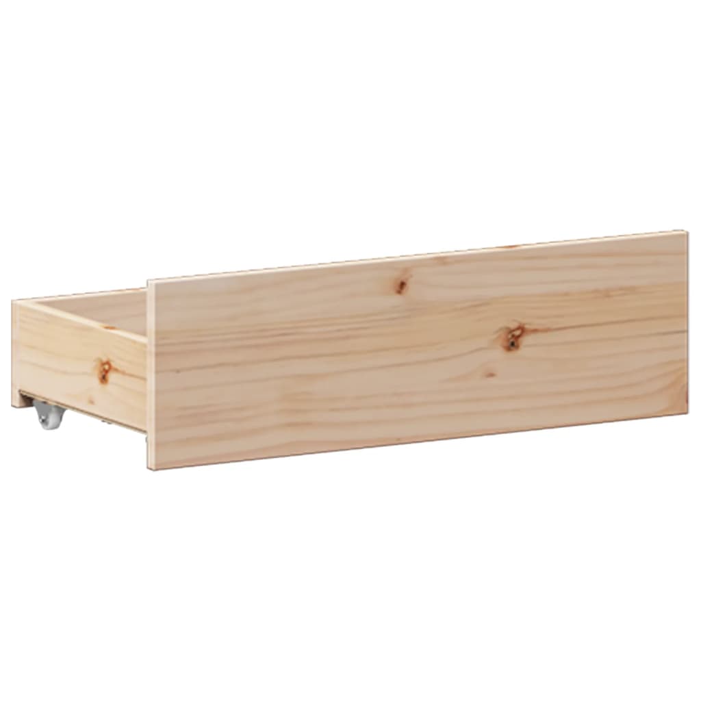 tömör fenyőfa könyvespolcos ágy matrac nélkül 140 x 190 cm