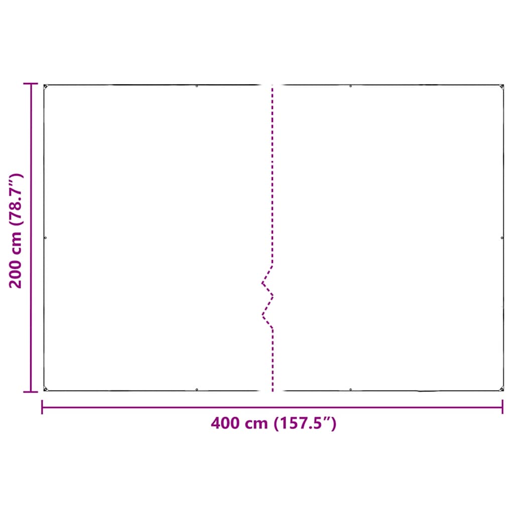 Növénytakaró fülekkel 2x4 m PVC