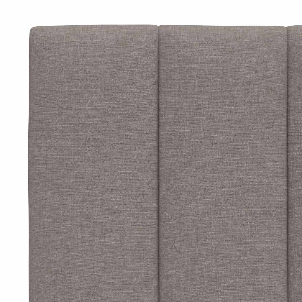 ágy matraccal Hanko Taupe 200x200 cm szövet