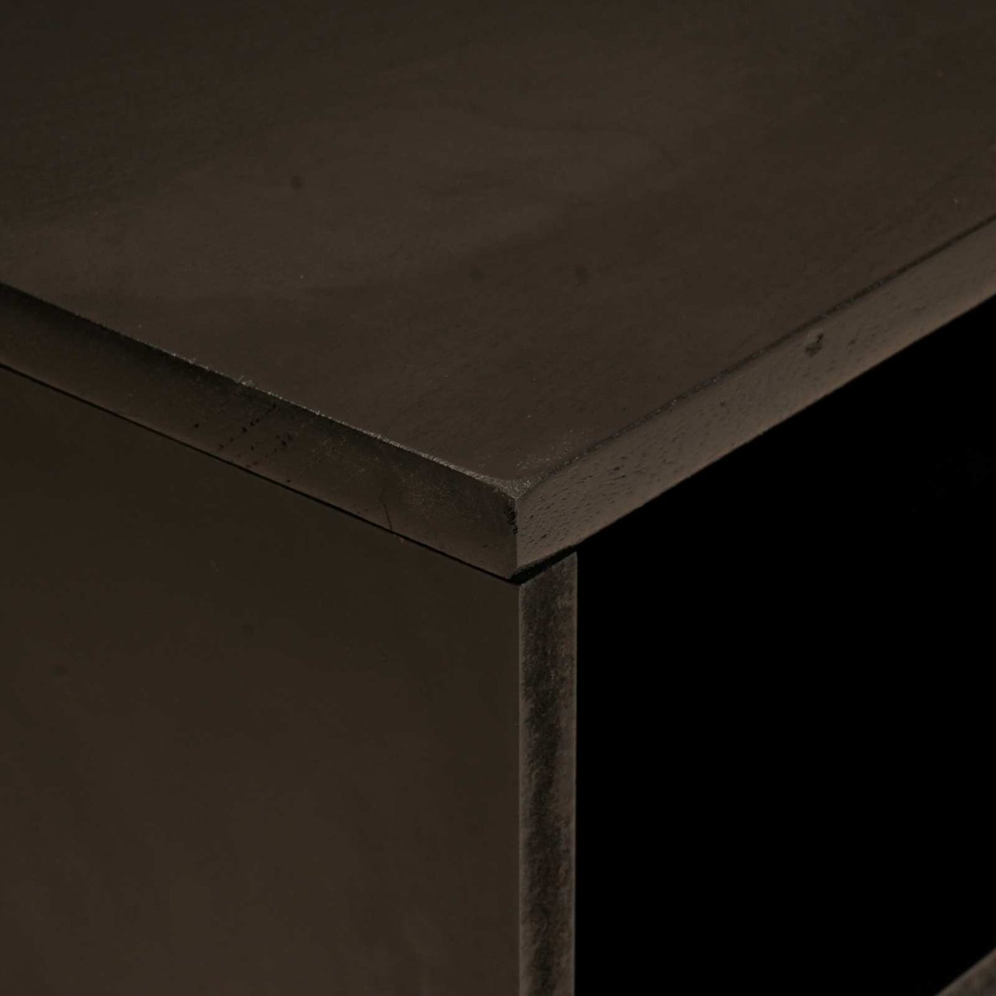 TV szekrény Fekete és Arany 80 x 33 x 46 cm Szerelt Fa
