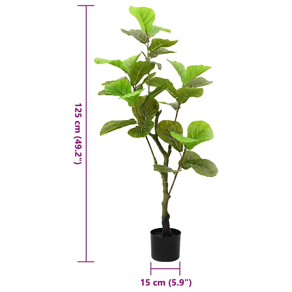 zöld mű fikusz fa 30 levéllel 125 cm