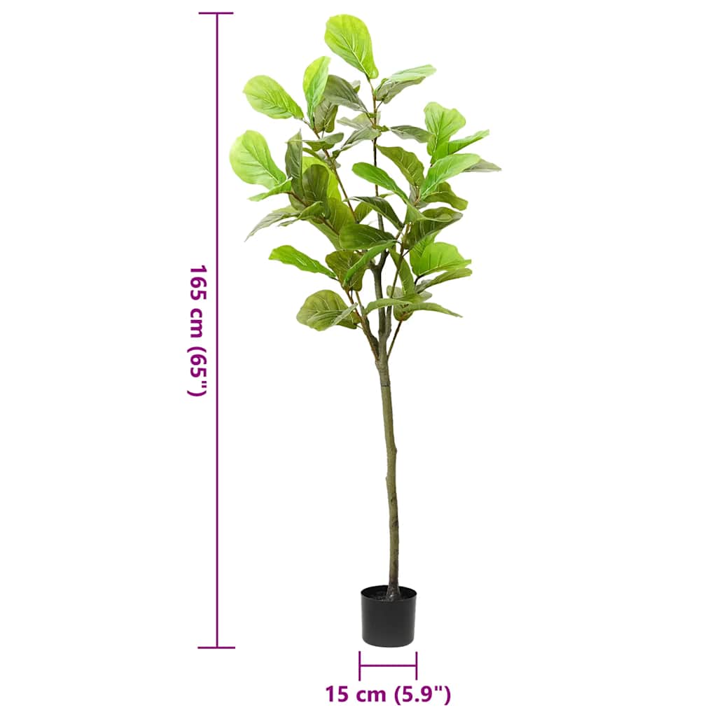 zöld mű fikusz fa 48 levéllel 165 cm