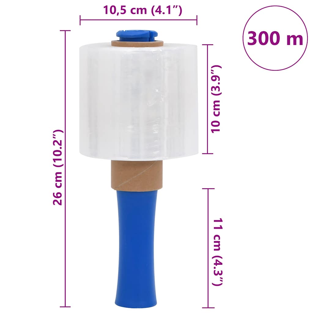 stretch fólia 10 db átlátszó 23 μm 10 cm x 150 m