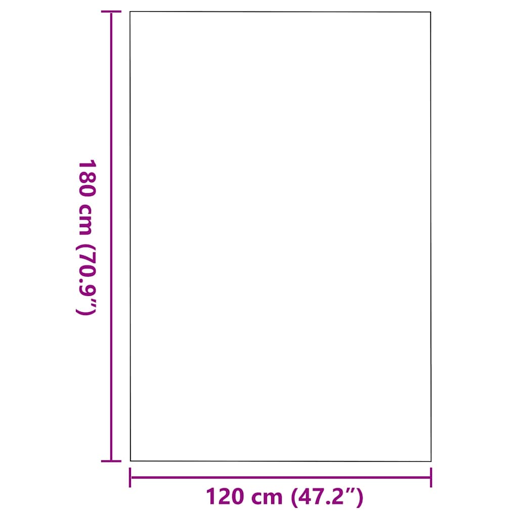 Ajtószőnyeg Szürke és fekete 120 x 180 cm 100% Poliamid