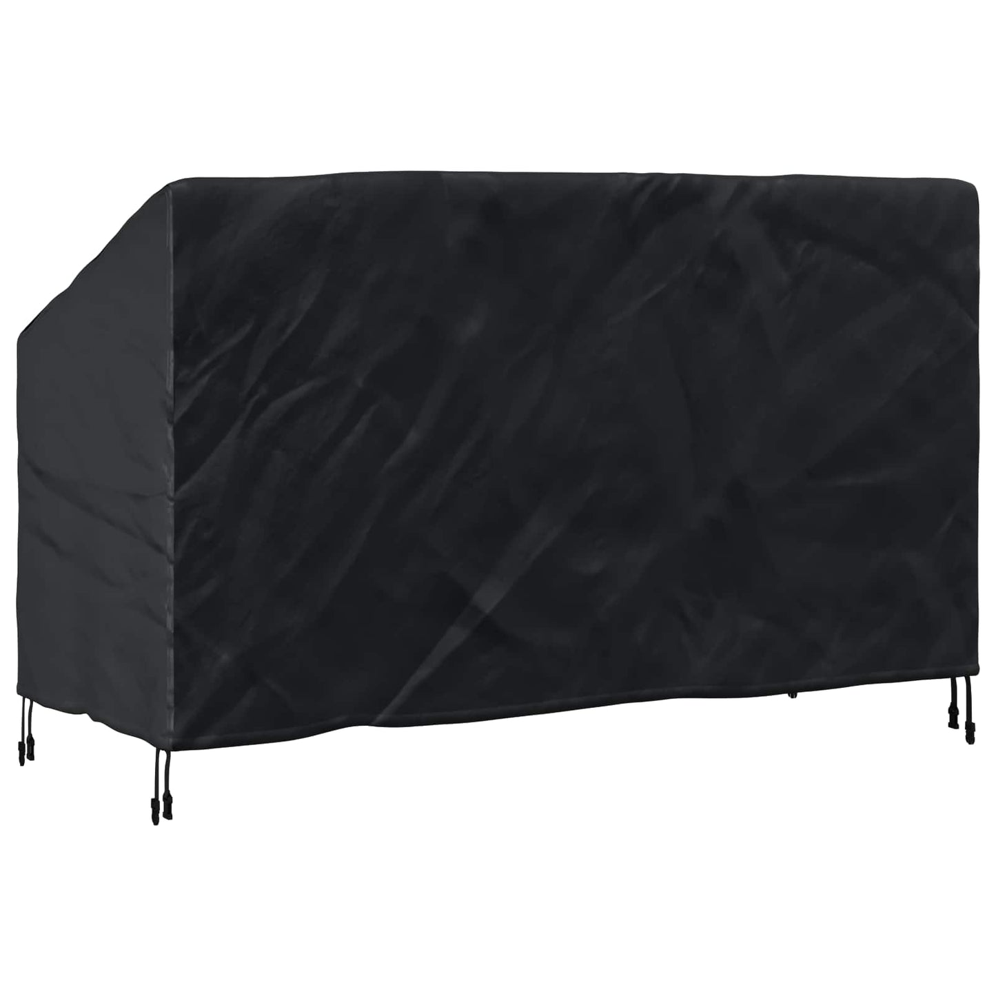 Kerti Pad Borító Fekete 165 x 70 x 65 / 94 cm 420D Oxford Szövet