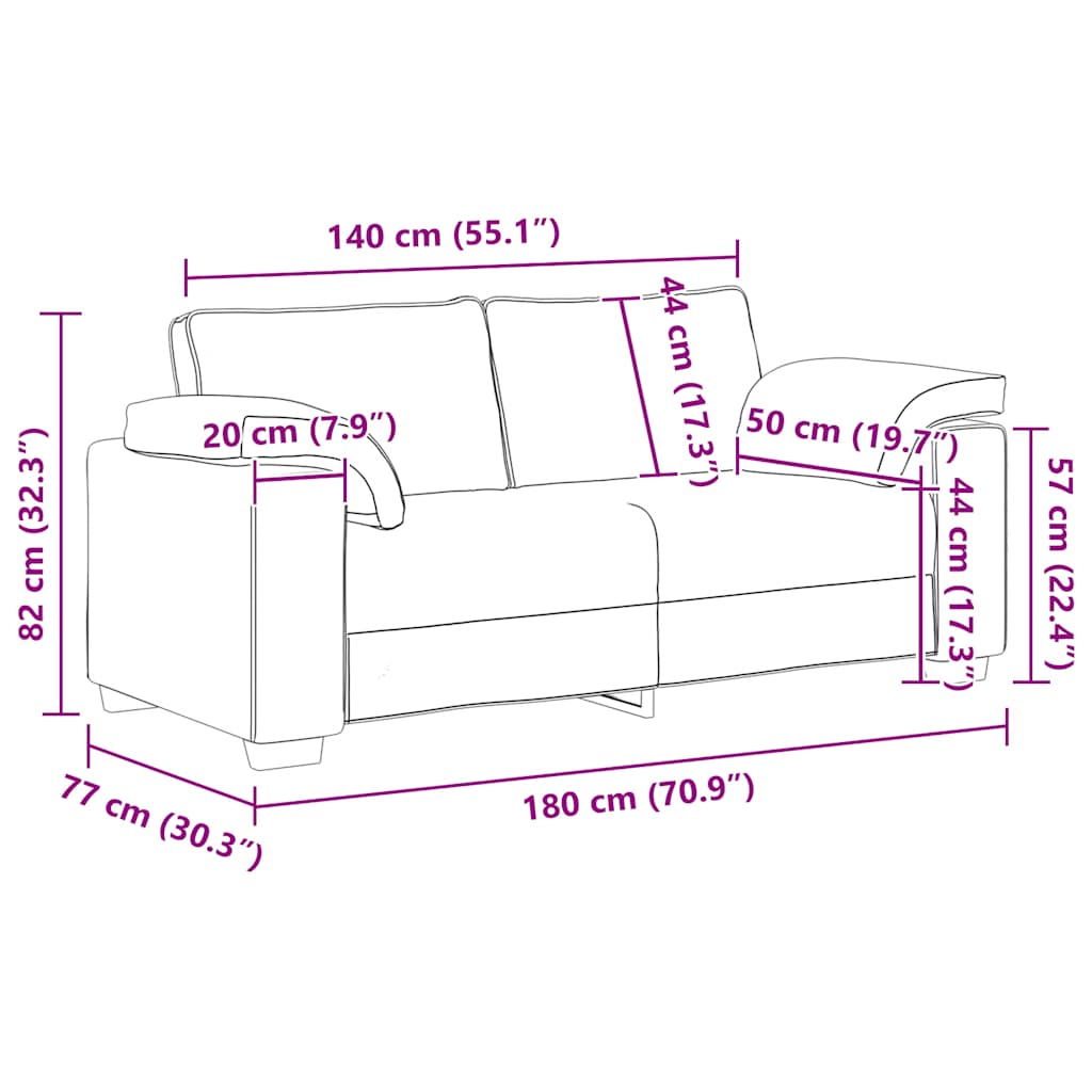 sötétzöld bársony loveseat kanapé 180x77x82 cm