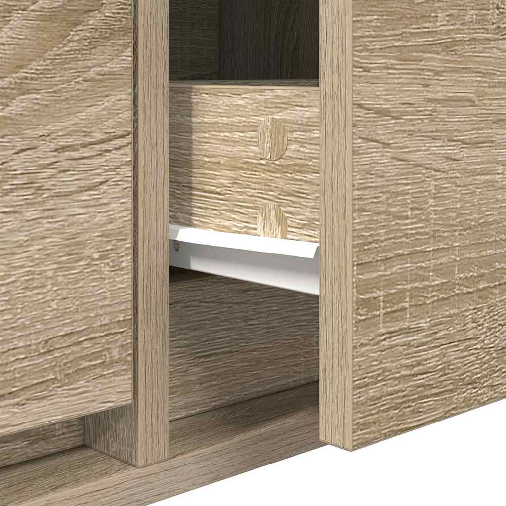 TV szekrény 100 x 31 x 25,5 cm sonoma tölgy Szerelt fa
