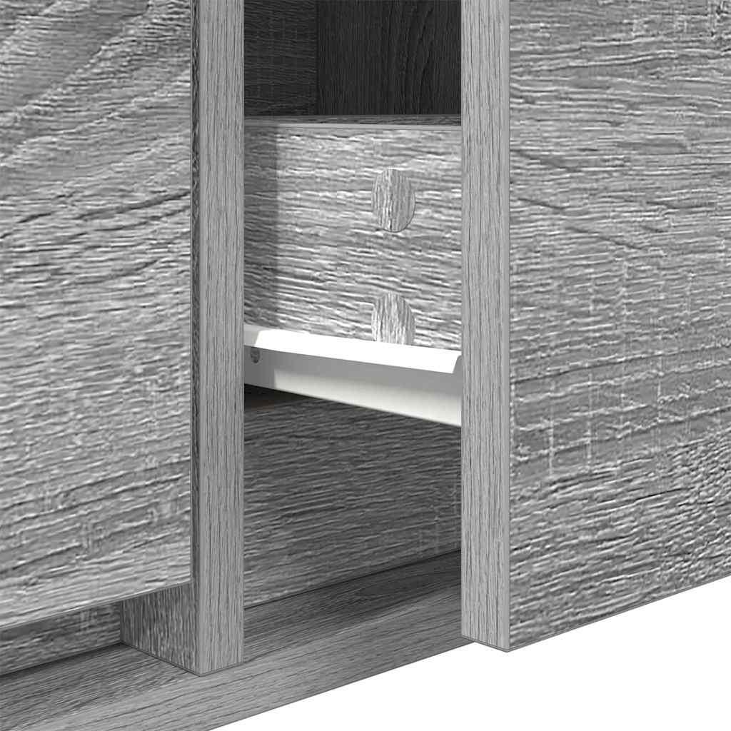 TV szekrény 100 x 31 x 25,5 cm Szürke sonoma Szerelt fa