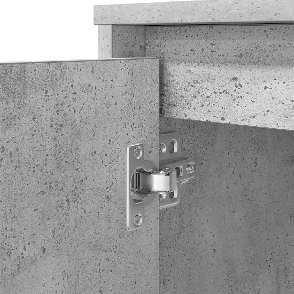 betonszürke forgácslap íróasztal 120x42x76 cm