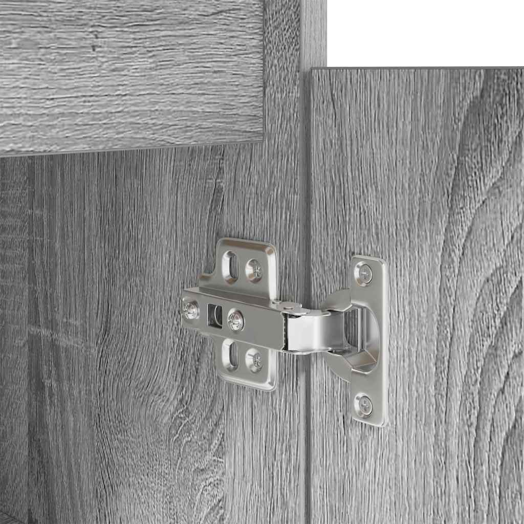 Asztal Szürke sonoma Szerelt fa 140 x 49 x 76 cm