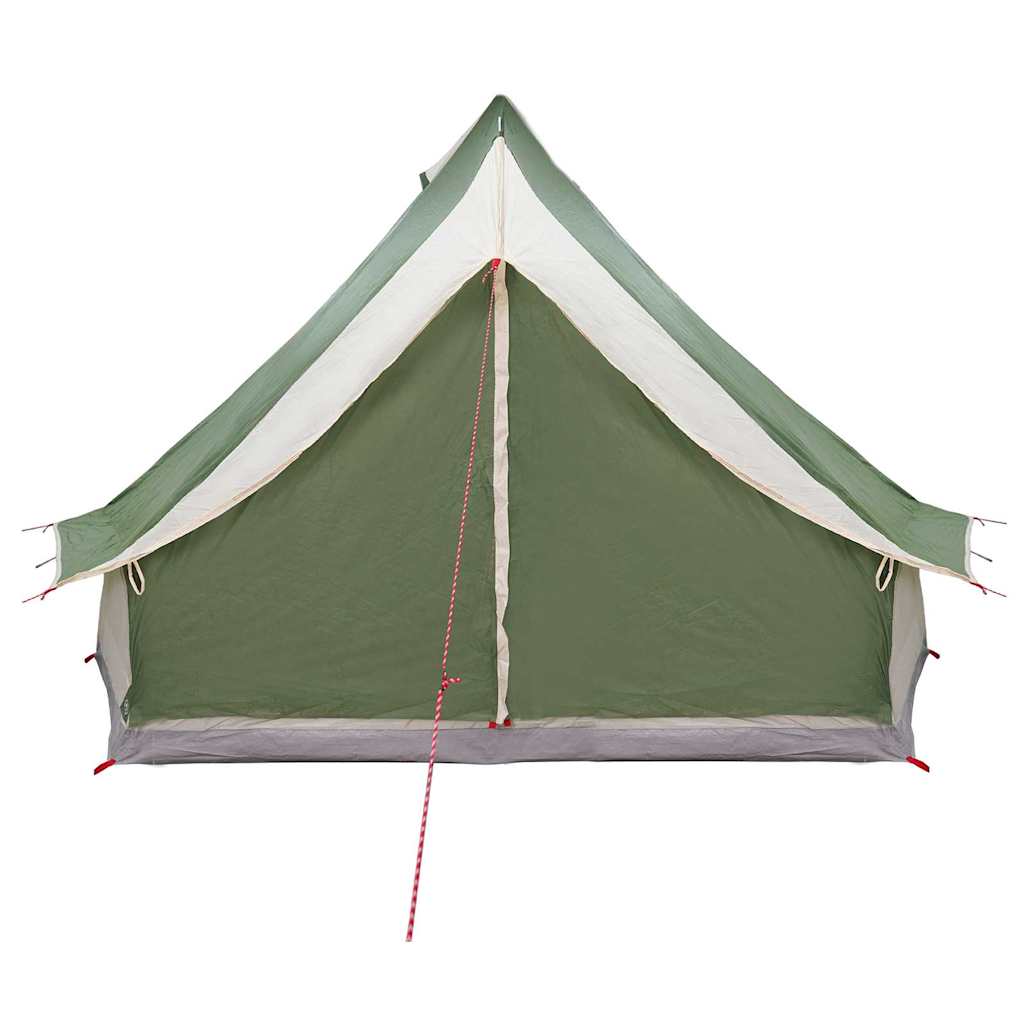 Tipi sátor tetővel tárolóval Zöld 400 x 346 x 250 cm taft