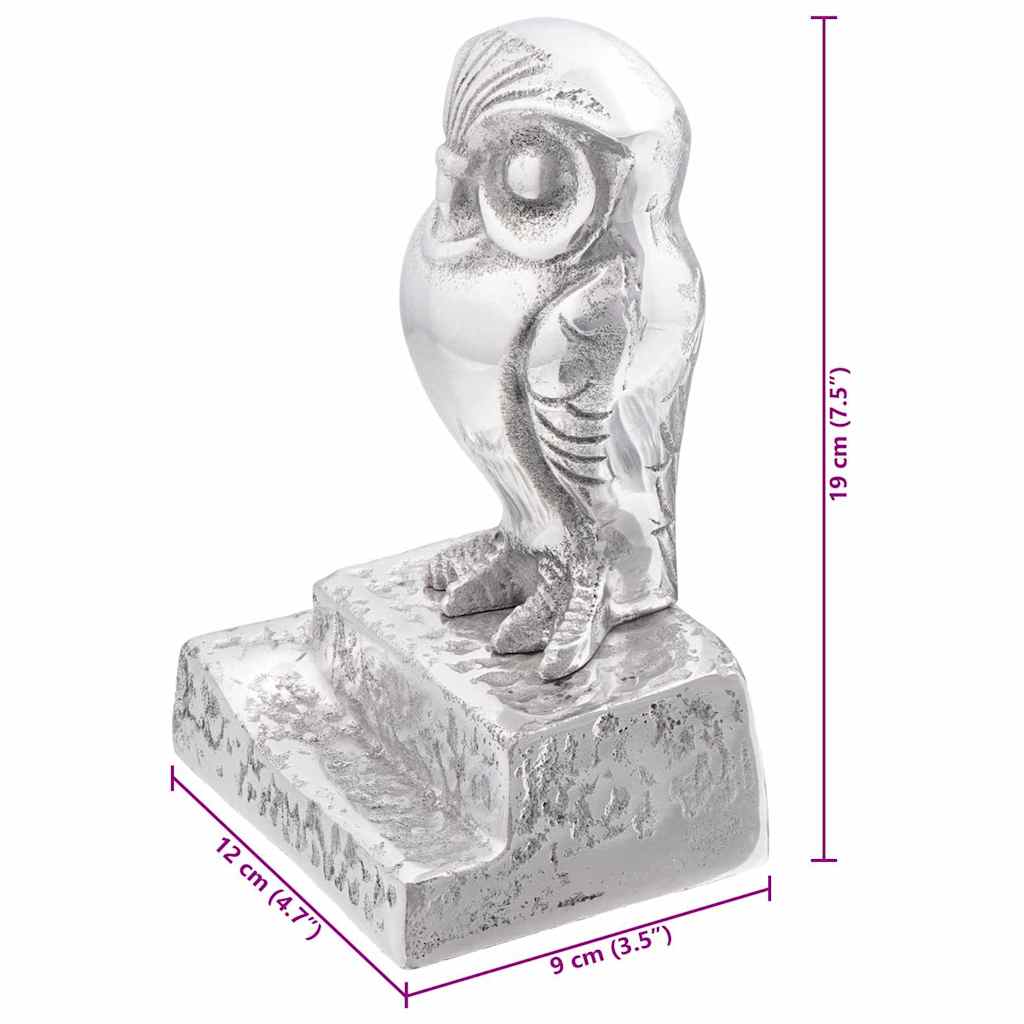 Könyvtámaszok 2 pcs Ezüst 12 x 9 x 19 cm Alumínium