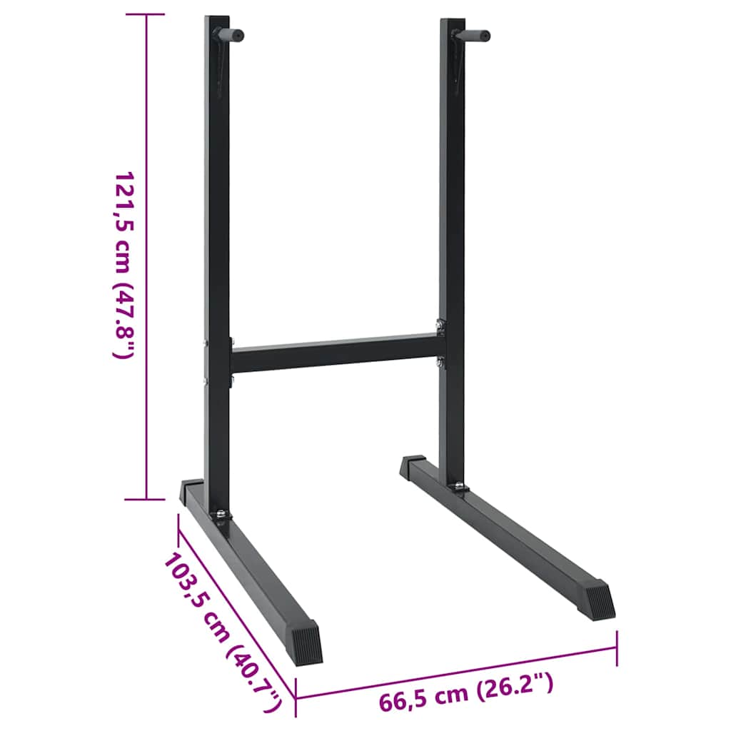Lepedő állomás Fekete 103,5 x 66,5 x 121,5 cm Porszórt acél