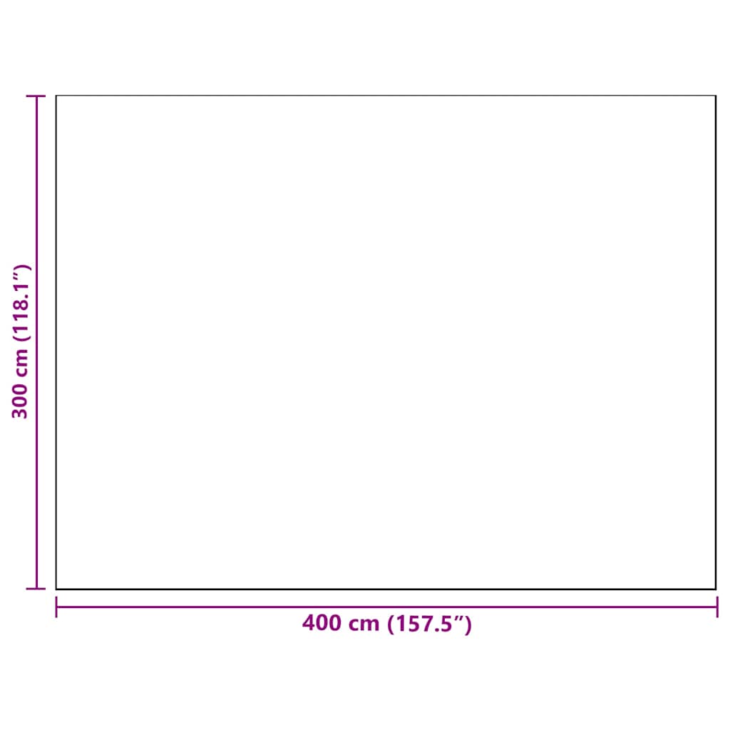 Kültéri Szőnyeg Virágos ARAKIL Bébi Kék és Fehér 400 × 300 cm