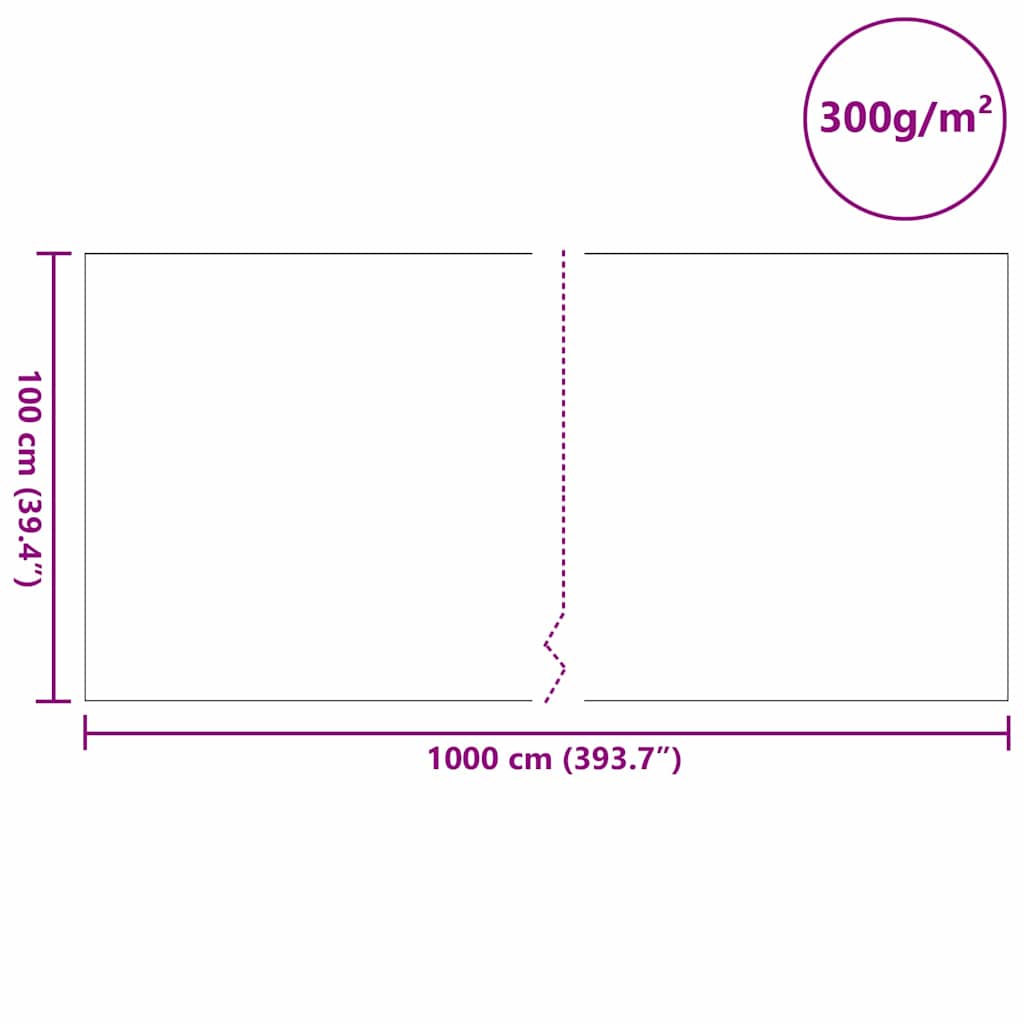 Tó Gyapjú Szürke 1 x 10 m Poliészter és Pamut