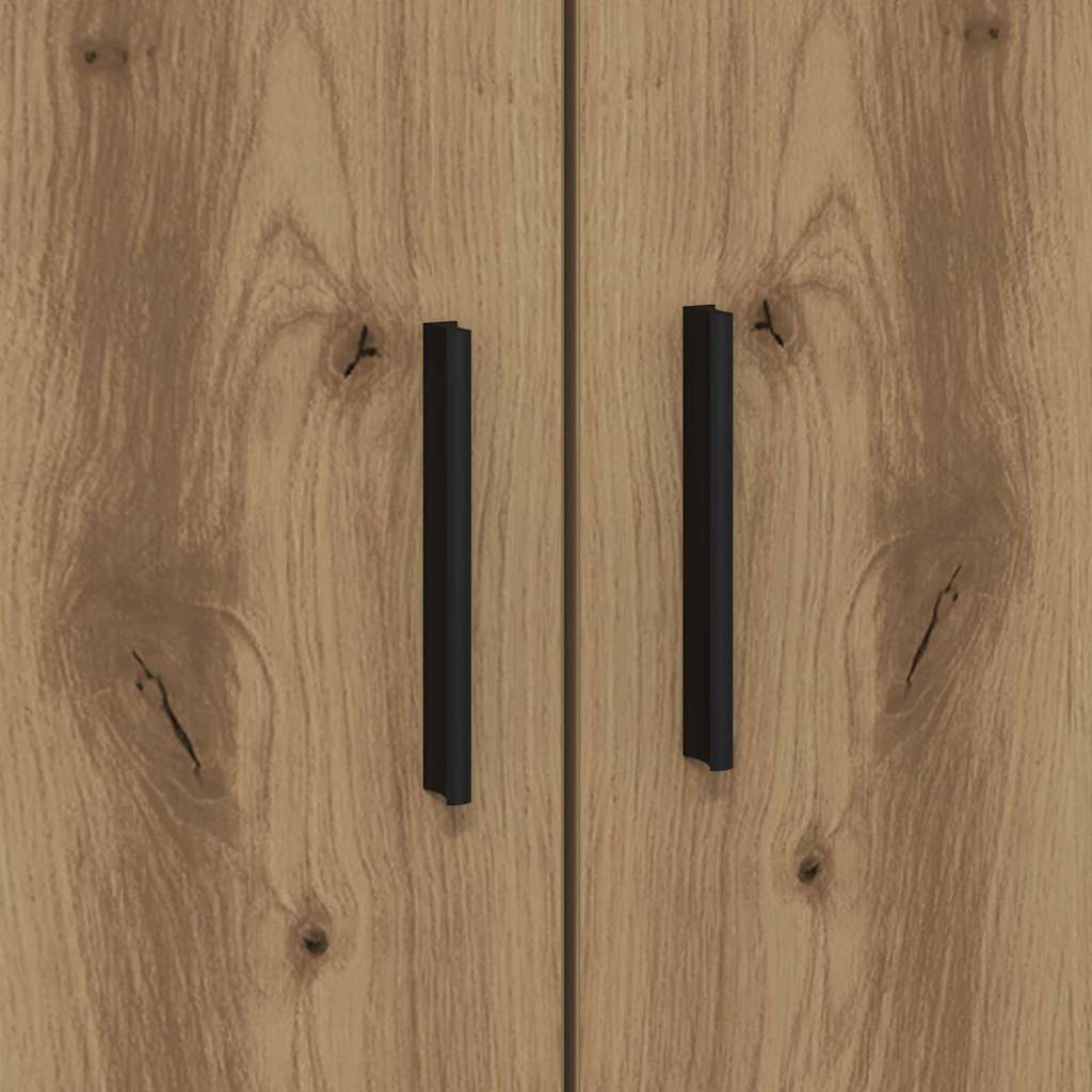 Ágykeret tárolóval Artisan tölgy 80 cm Szerelt Fa