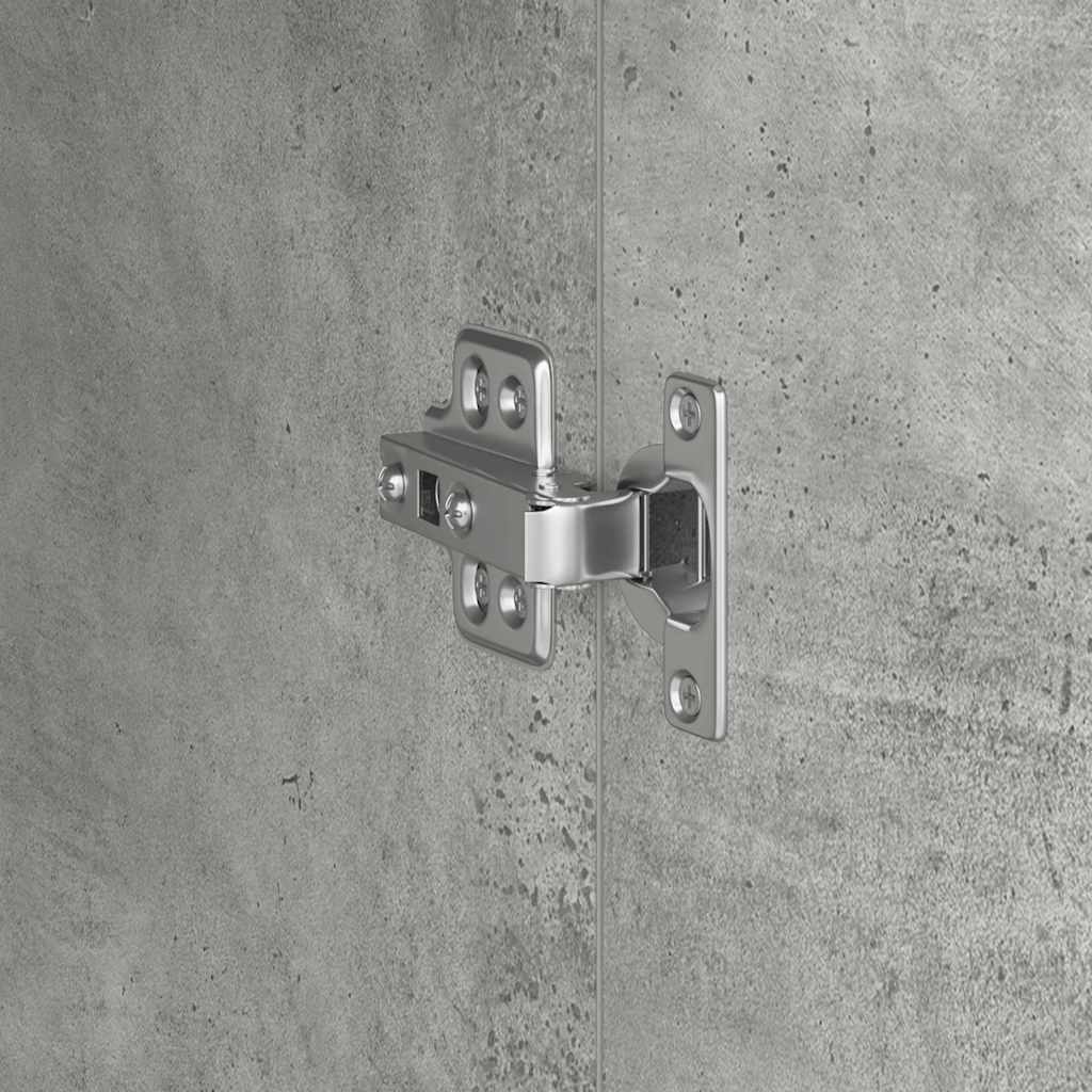Asztal 2 pcs Beton Szürke