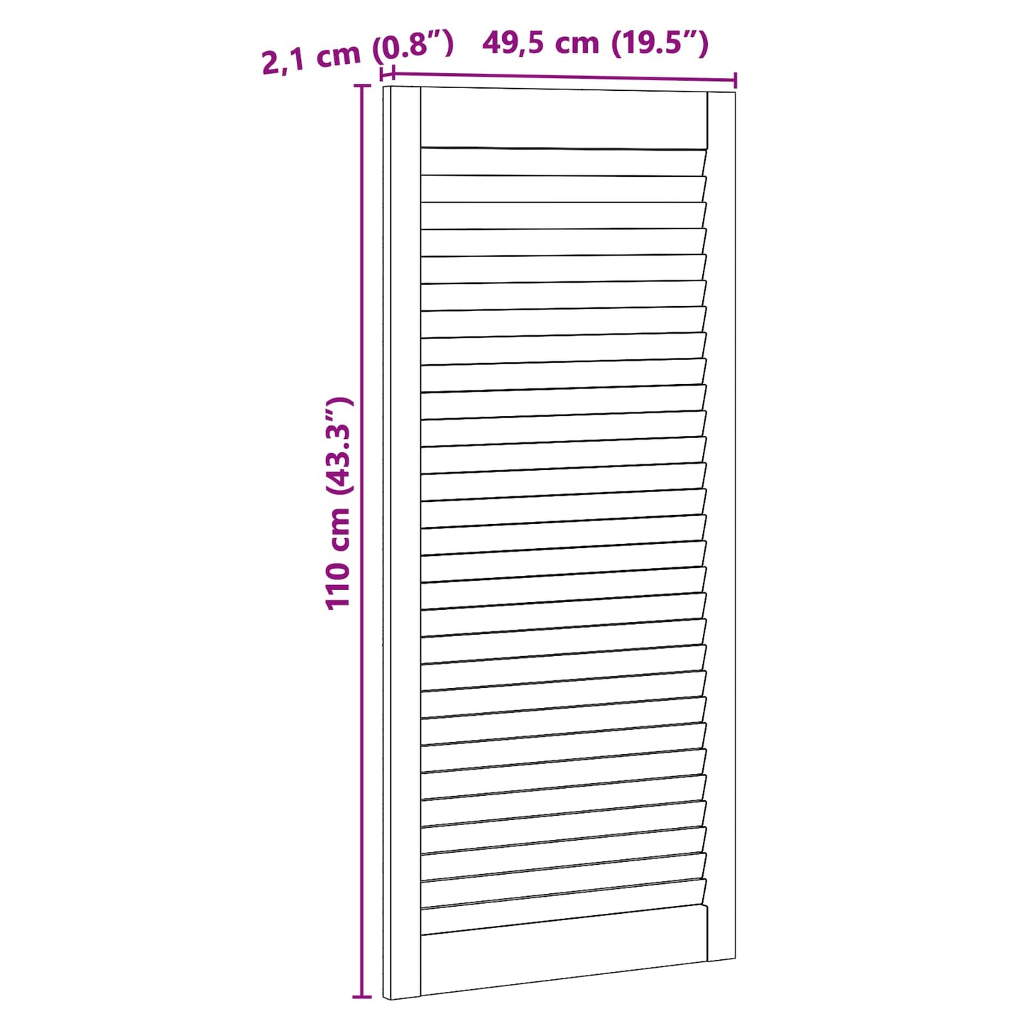 Széfajtó 2 pcs Természetes 49,5 x 2,1 x 110 cm Tömör fenyőfa