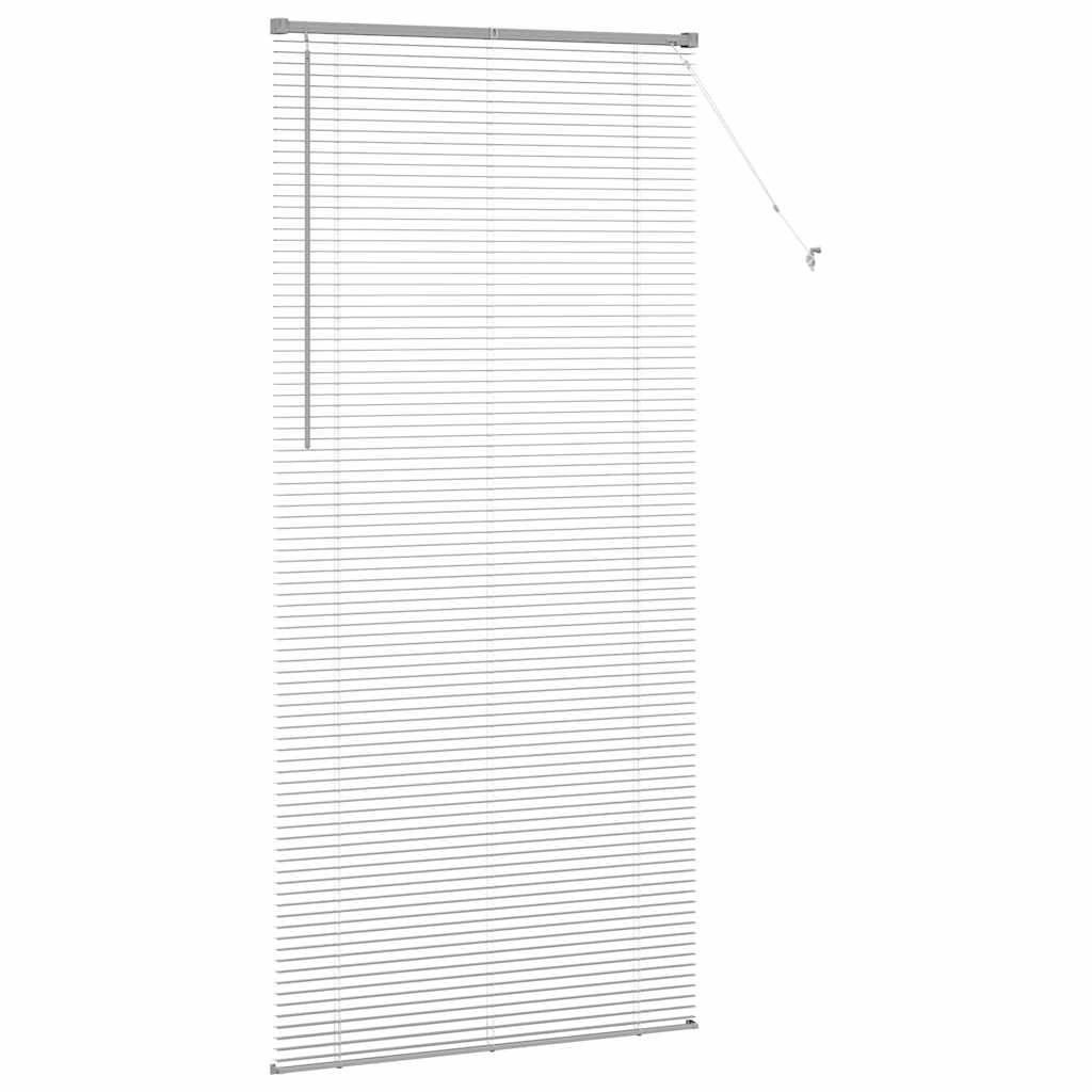 Zsalugáter Redőnyök Ezüst 220 x 105 cm Alumínium