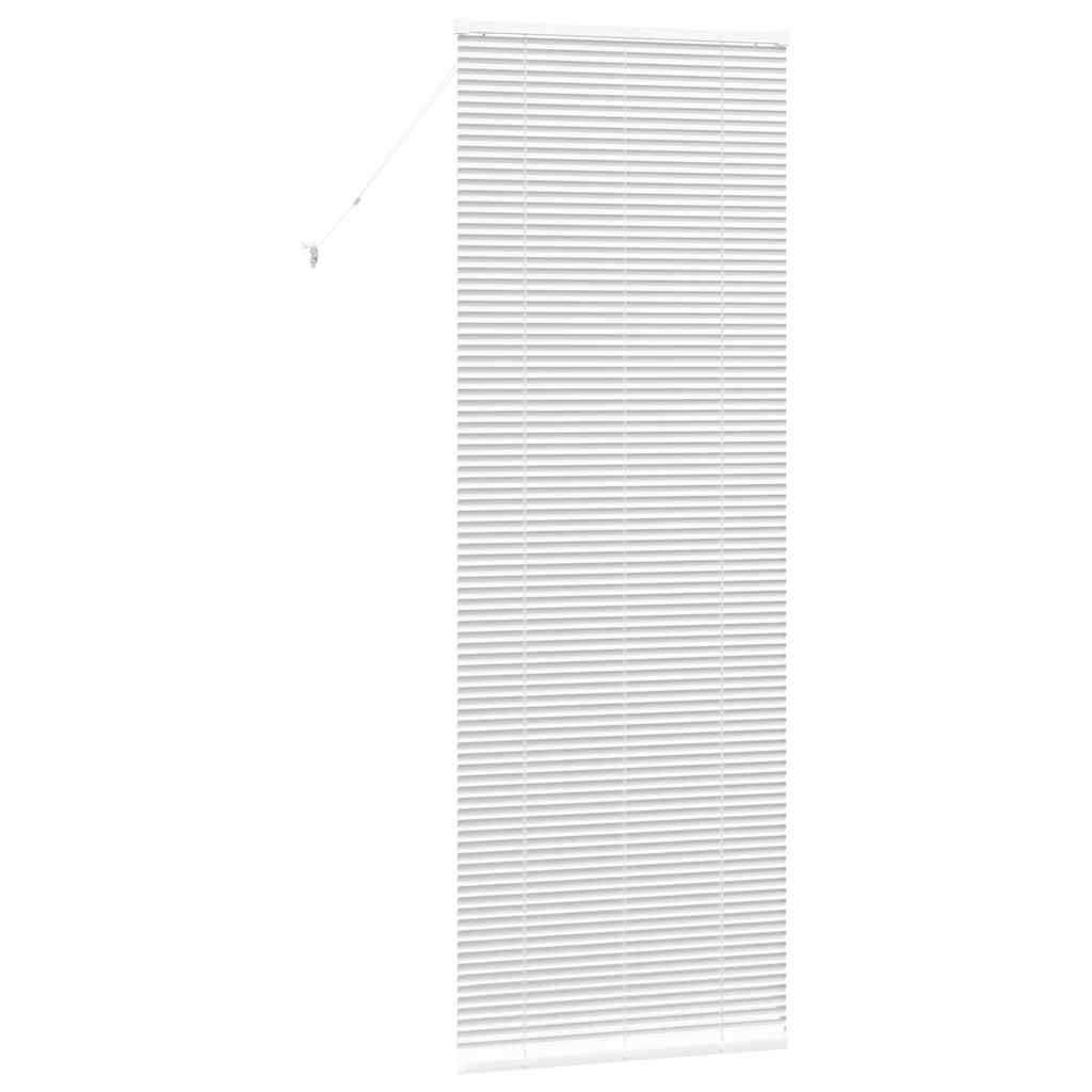 Zsalugáter Redőnyök Fehér 220 x 80 cm Alumínium