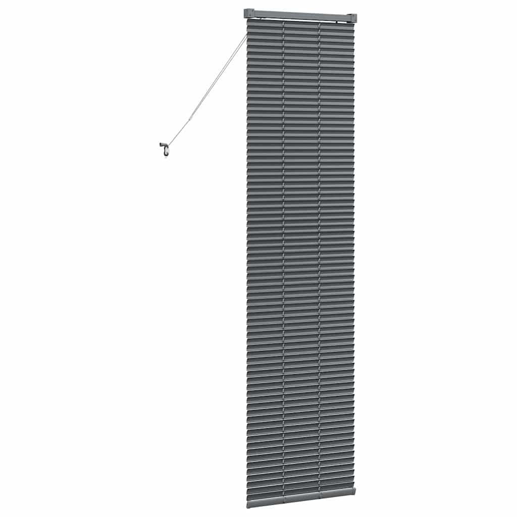 Zsalugáter Redőnyök Sötétszürke 175 x 40 cm Alumínium
