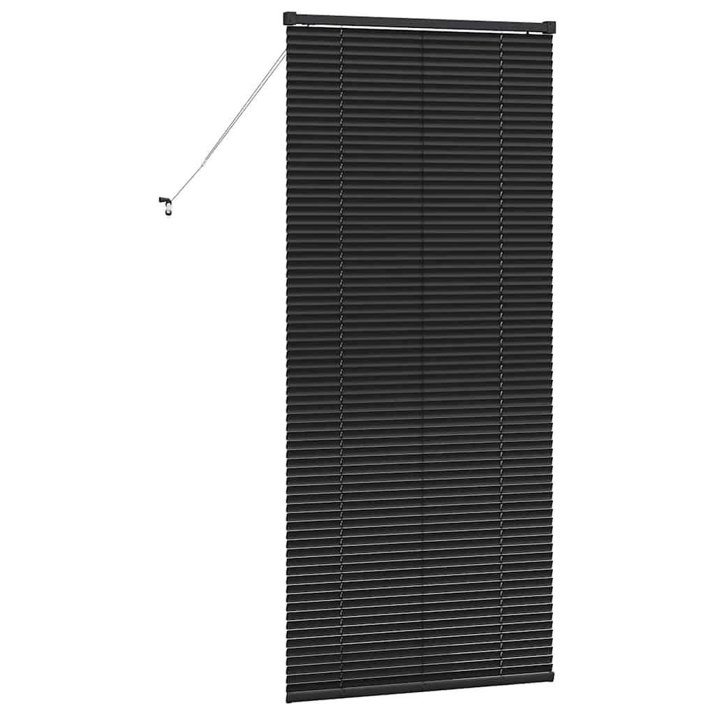 Zsalugáter Redőnyök Fekete 175 x 70 cm Alumínium