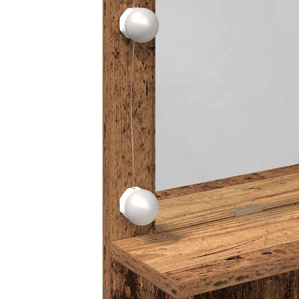 Öltözködőasztal fiókkal Öreg fa 80 x 41 x 134,5 cm Faanyag